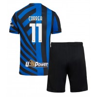 Fotbalové Dres Inter Milan Joaquin Correa #11 Dětské Domácí 2024-25 Krátký Rukáv (+ trenýrky)